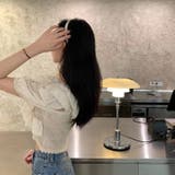 フリルニットトップス 韓国ファッション 夏服 | Sibra | 詳細画像5