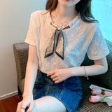 Tシャツ ブラウス 韓国ファッション | Sibra | 詳細画像4 