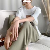 コットン100%オーバーサイズプリントTシャツ 韓国ファッション 夏服 | Sibra | 詳細画像6