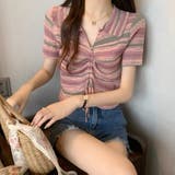 ニットトップス 韓国ファッション 夏服 | Sibra | 詳細画像8