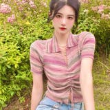 ニットトップス 韓国ファッション 夏服 | Sibra | 詳細画像9