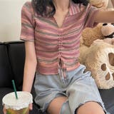 ニットトップス 韓国ファッション 夏服 | Sibra | 詳細画像10