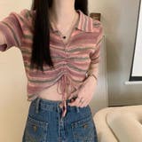 ニットトップス 韓国ファッション 夏服 | Sibra | 詳細画像13