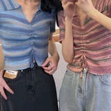 ニットトップス 韓国ファッション 夏服 | Sibra | 詳細画像4