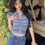ニットトップス 韓国ファッション 夏服 | Sibra | 詳細画像6