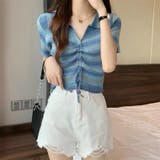 ニットトップス 韓国ファッション 夏服 | Sibra | 詳細画像7
