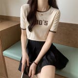 ニットトップス 韓国ファッション 夏服 | Sibra | 詳細画像2 