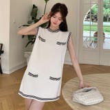ニットロングベスト 韓国ファッション 夏服 | Sibra | 詳細画像10