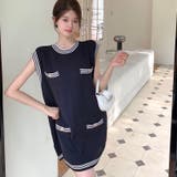 ニットロングベスト 韓国ファッション 夏服 | Sibra | 詳細画像12