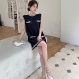 ニットロングベスト 韓国ファッション 夏服 | Sibra | 詳細画像14
