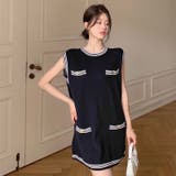 ニットロングベスト 韓国ファッション 夏服 | Sibra | 詳細画像17