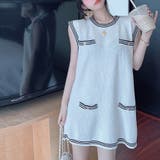 ニットロングベスト 韓国ファッション 夏服 | Sibra | 詳細画像18