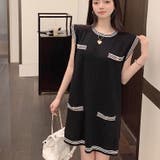 ニットロングベスト 韓国ファッション 夏服 | Sibra | 詳細画像24
