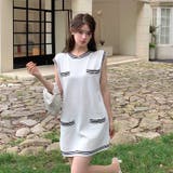 ニットロングベスト 韓国ファッション 夏服 | Sibra | 詳細画像3