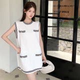 ニットロングベスト 韓国ファッション 夏服 | Sibra | 詳細画像4