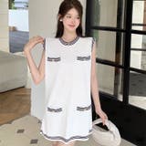 ニットロングベスト 韓国ファッション 夏服 | Sibra | 詳細画像5