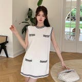 ニットロングベスト 韓国ファッション 夏服 | Sibra | 詳細画像9