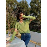 アームウォーマー付き ニットトップス 2点セット | Sibra | 詳細画像2