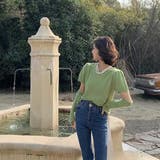 アームウォーマー付き ニットトップス 2点セット | Sibra | 詳細画像12