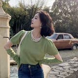 アームウォーマー付き ニットトップス 2点セット | Sibra | 詳細画像13