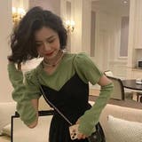 アームウォーマー付き ニットトップス 2点セット | Sibra | 詳細画像15