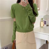 アームウォーマー付き ニットトップス 2点セット | Sibra | 詳細画像8