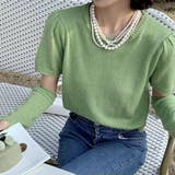 アームウォーマー付き ニットトップス 2点セット | Sibra | 詳細画像17