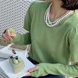 アームウォーマー付き ニットトップス 2点セット | Sibra | 詳細画像18