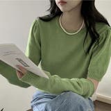 アームウォーマー付き ニットトップス 2点セット | Sibra | 詳細画像19