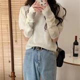 アームウォーマー付き ニットトップス 2点セット | Sibra | 詳細画像32