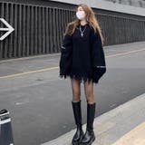 ダメージニット 韓国ファッション セーター | Sibra | 詳細画像5