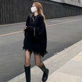 ダメージニット 韓国ファッション セーター | Sibra | 詳細画像1