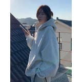 裏毛パーカ- 韓国ファッション フード付き | Sibra | 詳細画像12