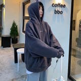 裏毛パーカ- 韓国ファッション フード付き | Sibra | 詳細画像10