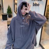 裏毛パーカ- 韓国ファッション フード付き | Sibra | 詳細画像11