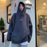 裏毛パーカ- 韓国ファッション フード付き | Sibra | 詳細画像14