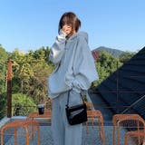 裏毛パーカ- 韓国ファッション フード付き | Sibra | 詳細画像4