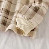 裏毛チェック柄パーカ- フード付き 韓国ファッション | Sibra | 詳細画像10