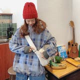 裏毛チェック柄パーカ- フード付き 韓国ファッション | Sibra | 詳細画像14