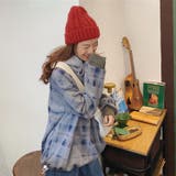 裏毛チェック柄パーカ- フード付き 韓国ファッション | Sibra | 詳細画像18