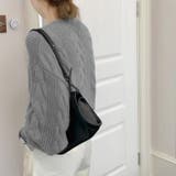 グレ- | ざっくりが可愛い。ショート丈ニットプルオーバー 韓国ファッション セーター | Sibra