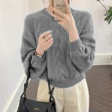 ざっくりが可愛い。ショート丈ニットプルオーバー 韓国ファッション セーター | Sibra | 詳細画像11