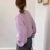 ざっくりが可愛い。ショート丈ニットプルオーバー 韓国ファッション セーター | Sibra | 詳細画像14