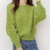 ざっくりが可愛い。ショート丈ニットプルオーバー 韓国ファッション セーター | Sibra | 詳細画像18