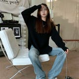 ニットトップス サイドスリット 韓国ファッション | Sibra | 詳細画像5