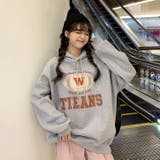 トレンド感のある雰囲気を演出。プリントオーバーサイズパーカー 韓国ファッション … | Sibra | 詳細画像2