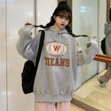 トレンド感のある雰囲気を演出。プリントオーバーサイズパーカー 韓国ファッション … | Sibra | 詳細画像4