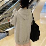トレンド感のある雰囲気を演出。プリントオーバーサイズパーカー 韓国ファッション … | Sibra | 詳細画像9