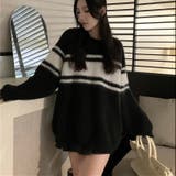 フェザーニット 韓国ファッション ニット | Sibra | 詳細画像1