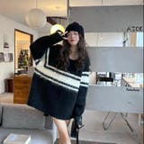 フェザーニット 韓国ファッション ニット | Sibra | 詳細画像8